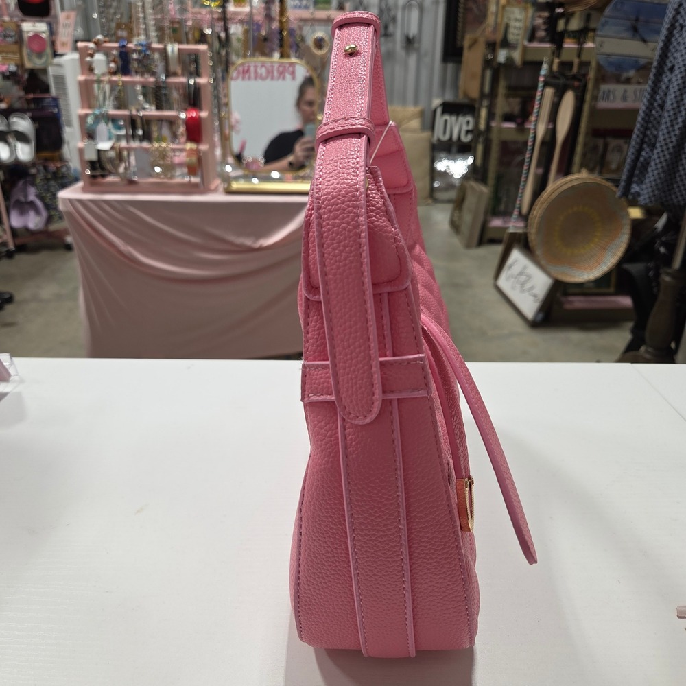 Pink Quilted Hobo Bag and Wallet 2-in-1 Set New - Picture 3 of 7